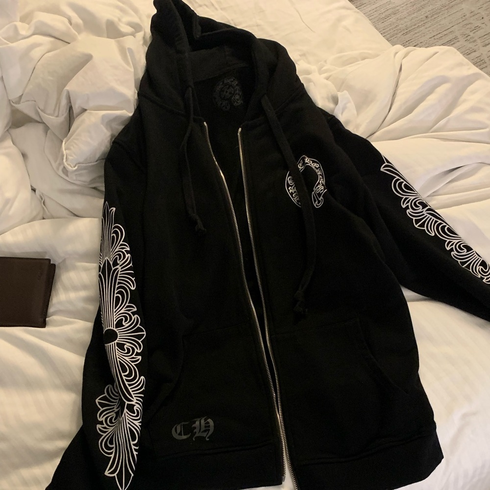Authentic Chrome Hearts Zip Up Hoodie